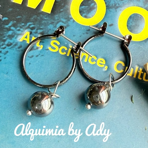 Alquimia Silver Hoop Earrings - Picture 1 of 1